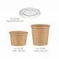 Preview: Kartonbecher 60ml FSC® Kraftpapier/PE Ø6,2cm